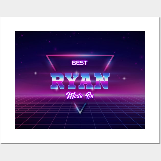 Best Ryan Name Wall Art by Rizaldiuk